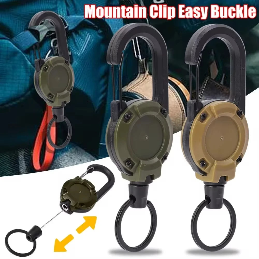 HookUpCo Heavy Duty Retractable Carabiner