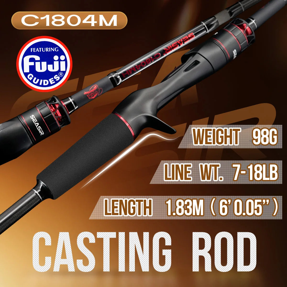 HookUpCo. Heavy Power Travel Fishing Rod 1.83M - HookUpCo.
