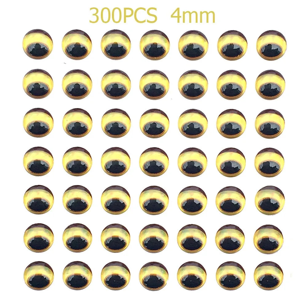 HookUpCo. 300pcs 3D Fishing Eyes - HookUpCo.