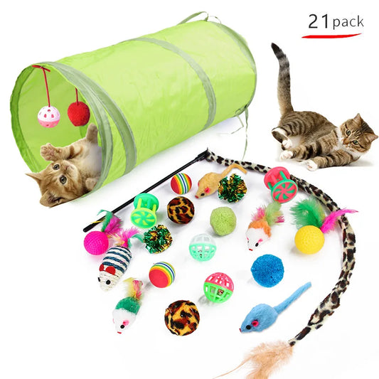 Engaging Cat and Kitten Toy Variety Pack for Playful Fun