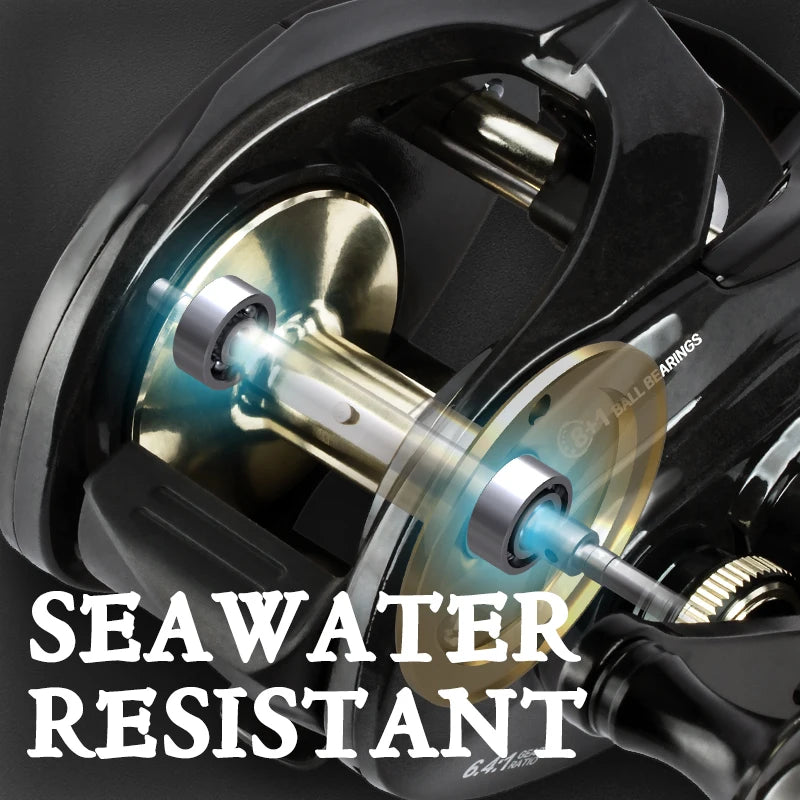 HookUpCo. High-Speed Saltwater Fishing Reel - HookUpCo.