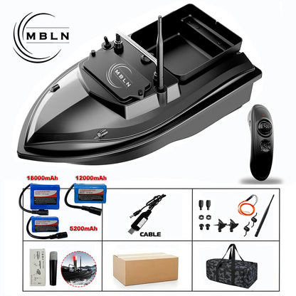 Remote Control Bait Boat with 2kg Capacity