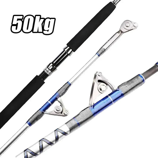 HookUpCo. 50kg Deep Sea Trolling Fishing Rod - HookUpCo.