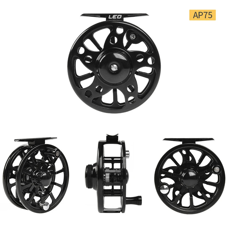 HookUpCo. Large Arbor Fly Fishing Reel, CNC Metal - HookUpCo.