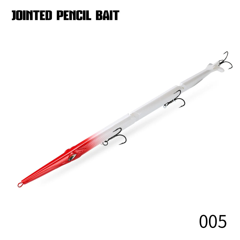 HookUpCo. Jointed Pencil Fishing Lure for Seabass - HookUpCo.