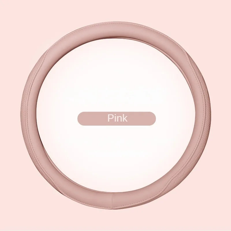 HookUpCo. Napa Leather Steering Wheel Cover - HookUpCo.