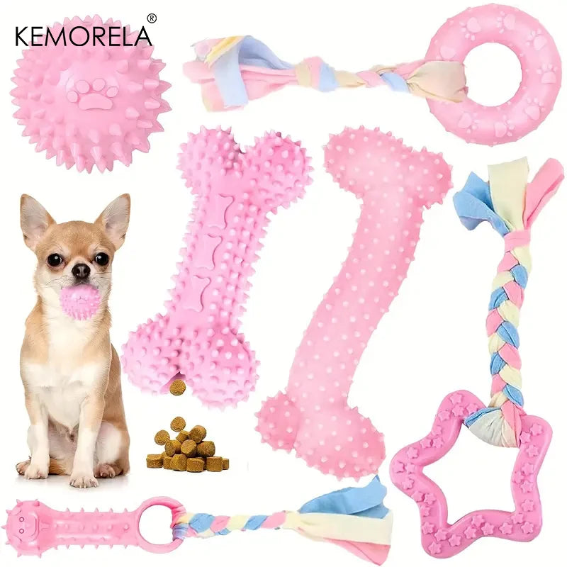 HookUpCo. Interactive Dog Chew Toy Set