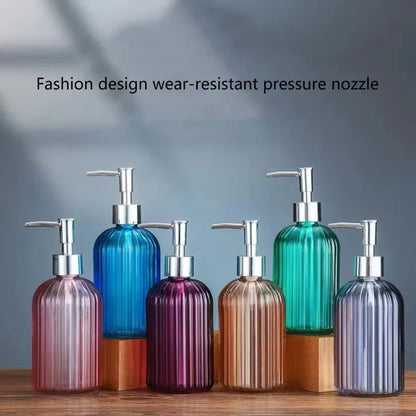 Clear Glass Soap Dispenser for Home Use