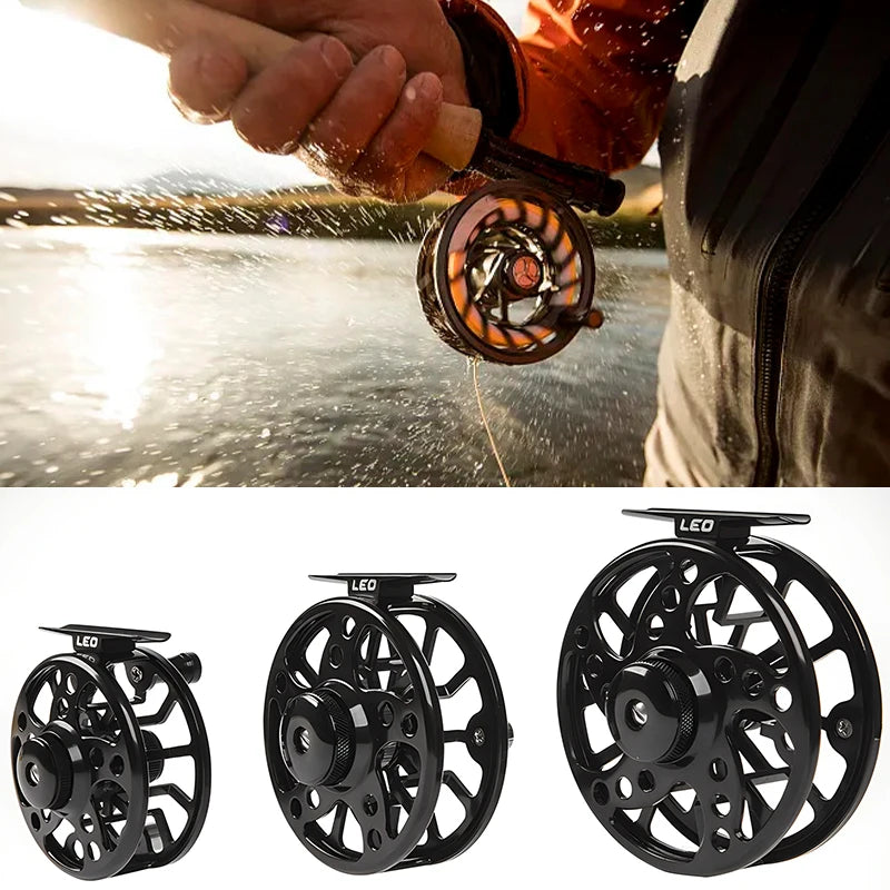 HookUpCo. Large Arbor Fly Fishing Reel, CNC Metal - HookUpCo.
