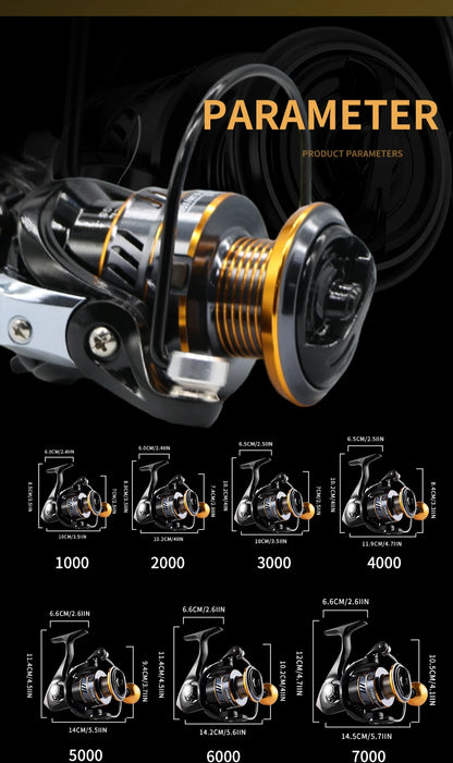 HookUpCo. Premium High-Speed Fishing Reel - HookUpCo.