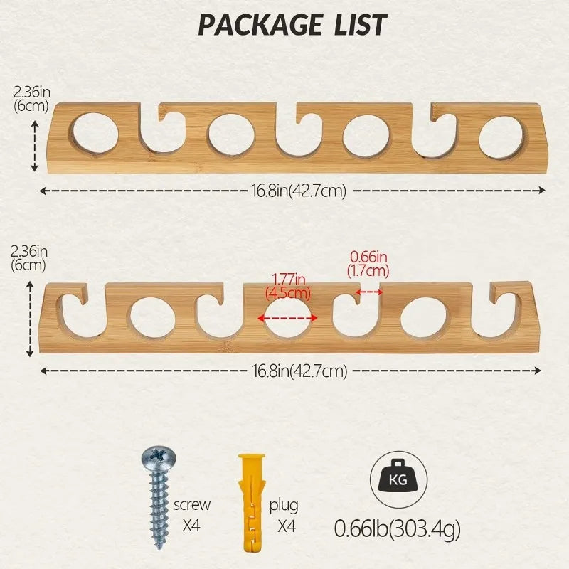 HookUpCo. Wooden Fishing Rod Storage Rack - HookUpCo.
