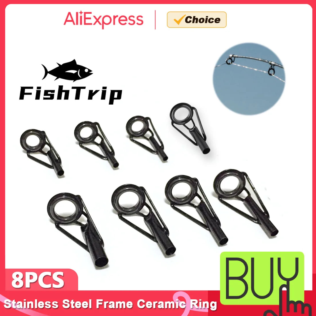 Stainless Steel Fishing Rod Tip Repair Kit - HookUpCo.