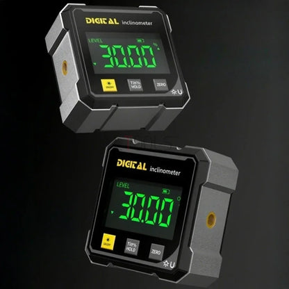 Digital Display Inclinometer Tool with Magnetic Leveling Feature
