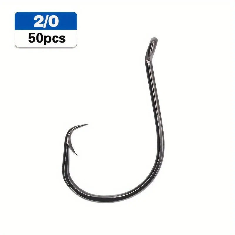 HookUpCo. Premium Carbon Steel Fishing Hooks - HookUpCo.