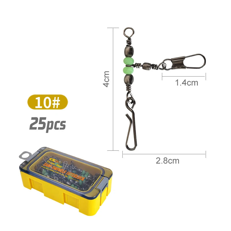 HookUpCo. Luminous Fishing Swivels for Tackle - HookUpCo.