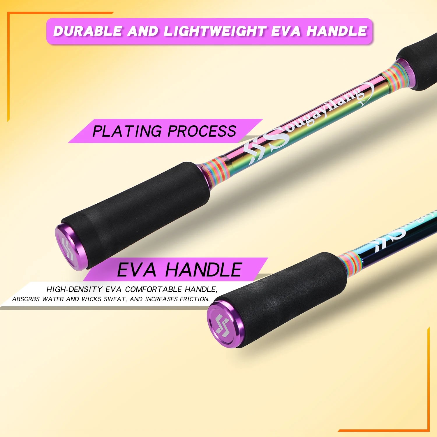 HookUpCo. Carbon Fiber Baitcasting Fishing Rod - HookUpCo.