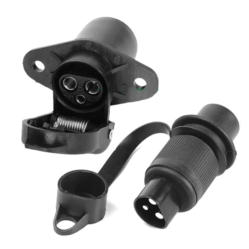 HookUpCo. 12V Round Trailer Socket Connector - HookUpCo.