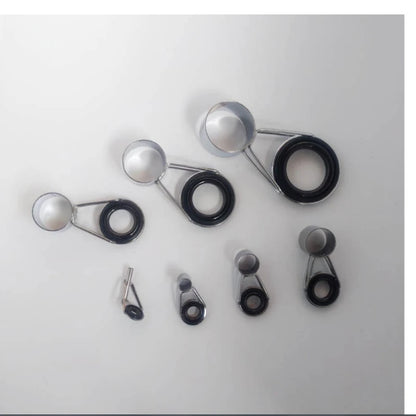 High Carbon Fishing Rod Guide Ring Set - 7 Packs - HookUpCo.