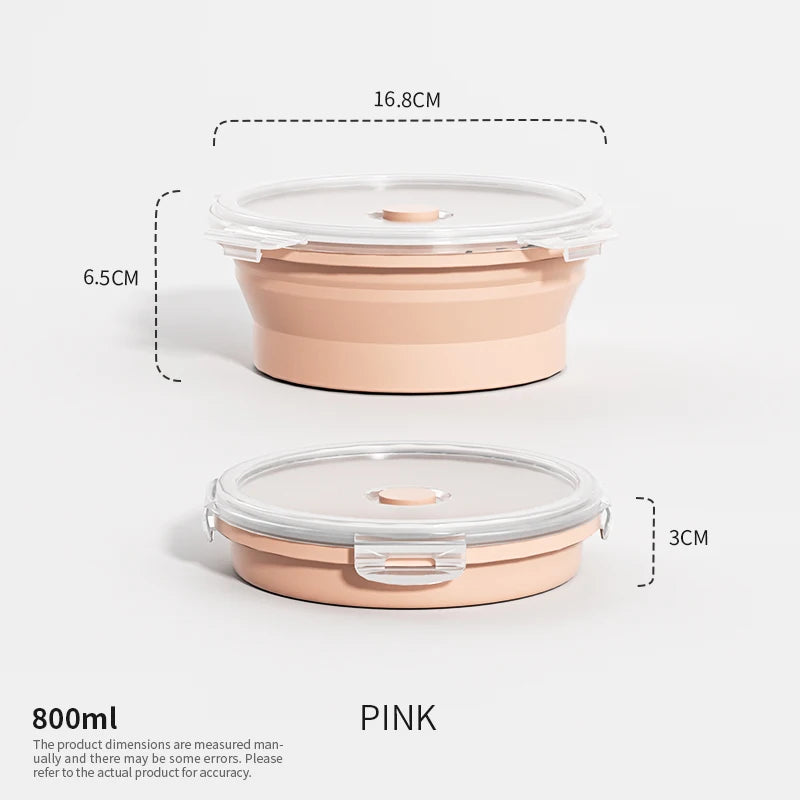 HookUpCo. Stackable Silicone Lunch Box Set