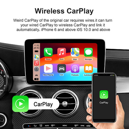 HookUpCo. Wireless CarPlay Adapter for Android 13 - HookUpCo.