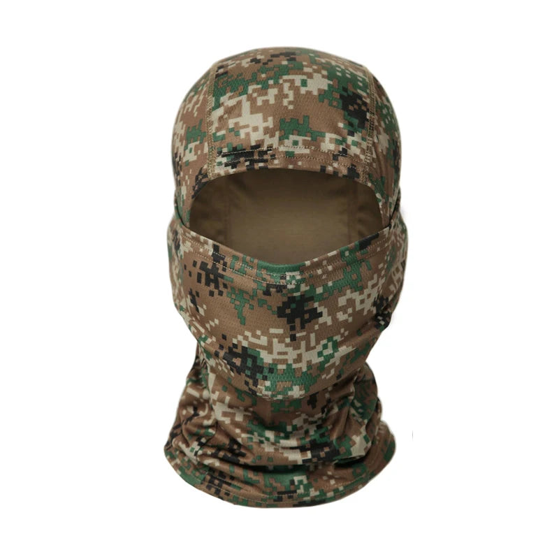Camouflage Full Face Balaclava for Outdoor Sports and Cycling