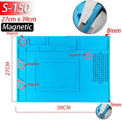 HookUpCo. Heat-Resistant Silicone Soldering Mat