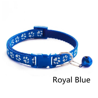 HookUpCo. Colorful Pet Collar with Safety Bell
