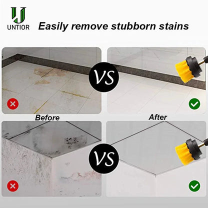 Electric Scrubber Brush Set - 3pcs