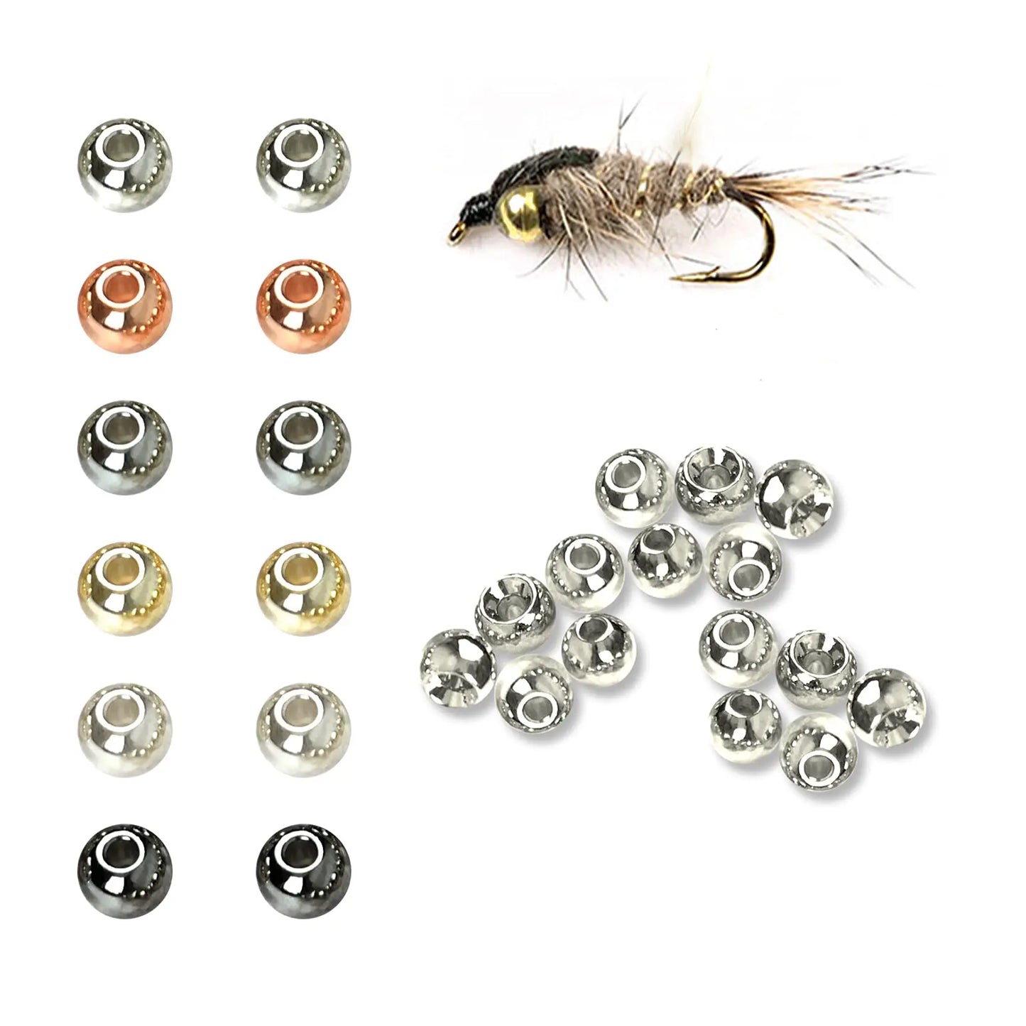 HookUpCo. Brass Fly Tying Beads - HookUpCo.