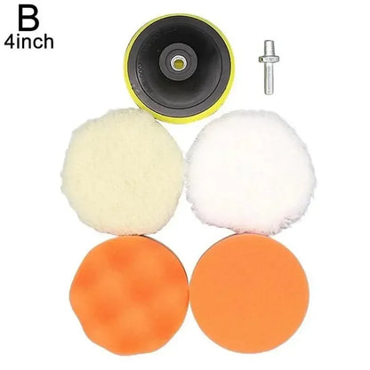HookUpCo. Soft Wool Car Polishing Pad Set - HookUpCo.