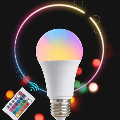 Dimmable RGB LED Bulb with Remote Control