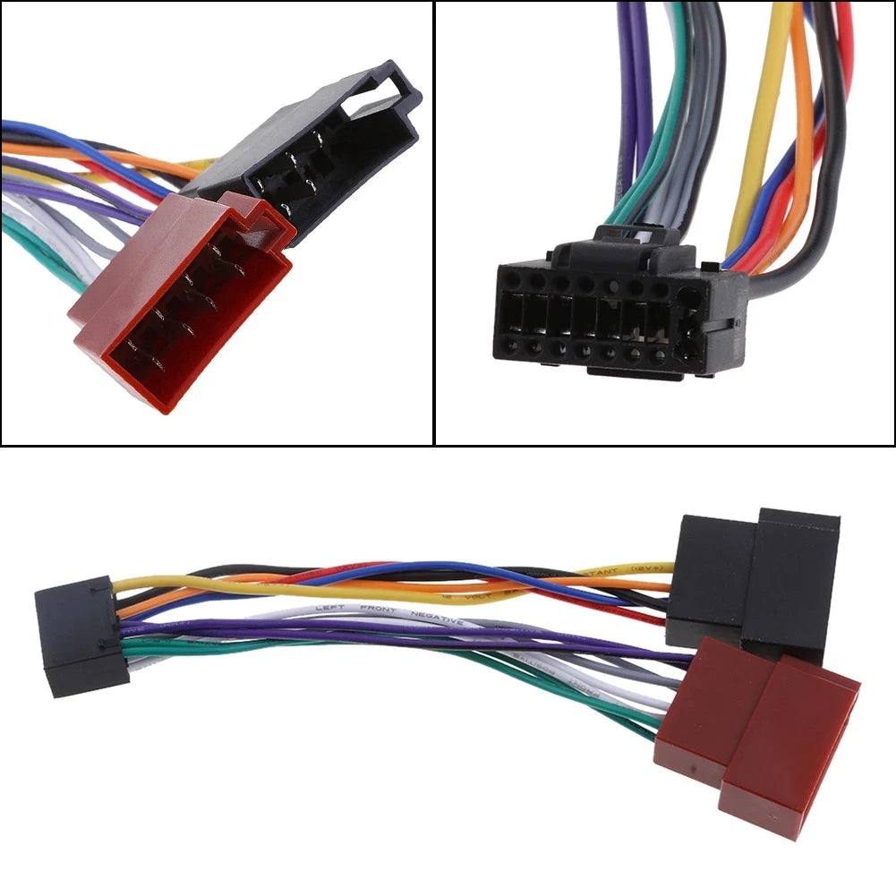 HookUpCo. 16 Pin ISO Wiring Harness Adapter - HookUpCo.