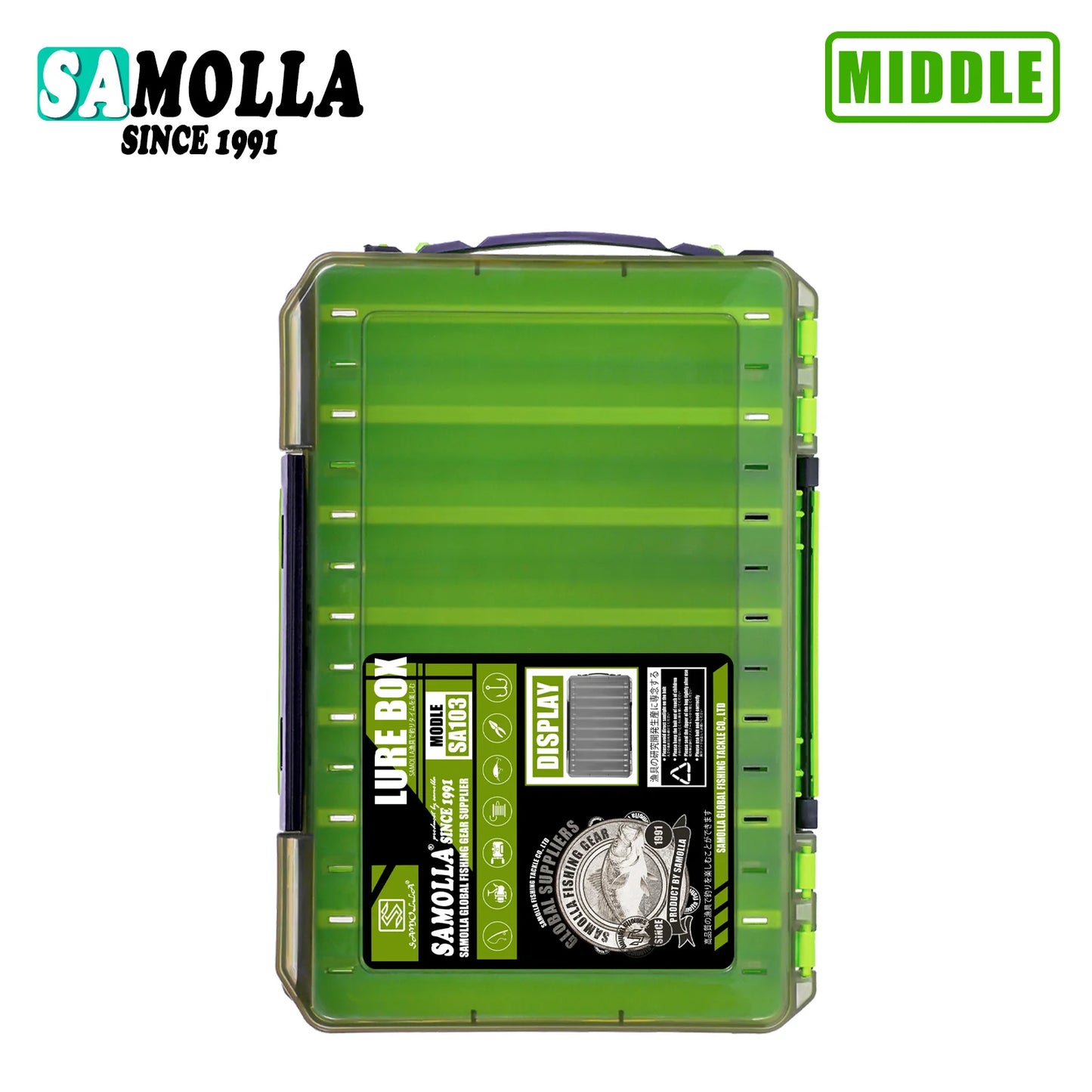 HookUpCo. Double-Sided Fishing Tackle Box - HookUpCo.