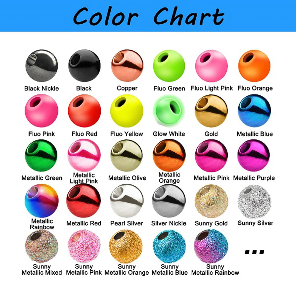 HookUpCo. Tungsten Fly Tying Beads - HookUpCo.