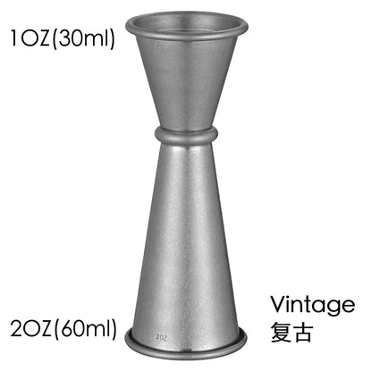Japanese Stainless Steel Jigger 1oz/2oz