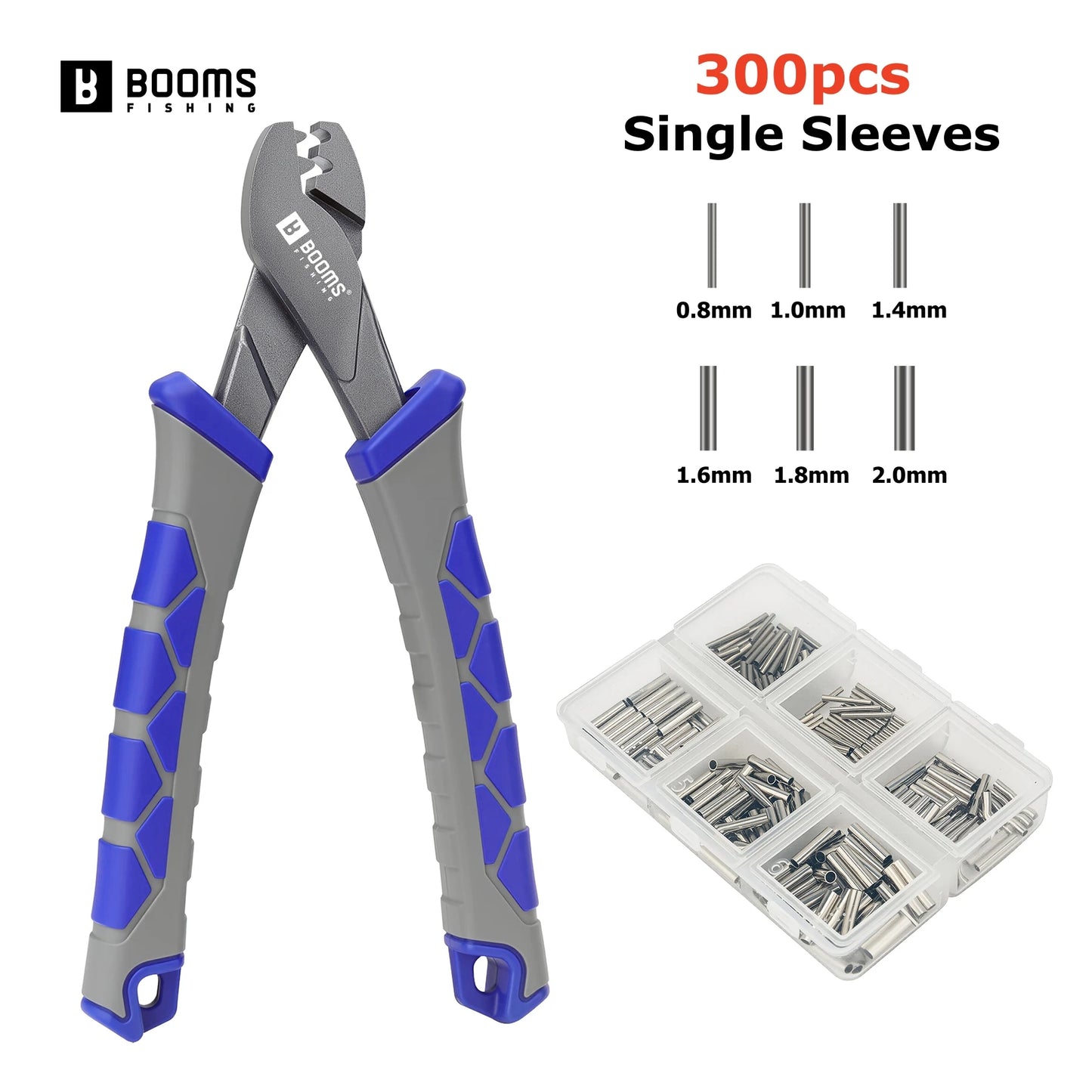 HookUpCo. Fishing Crimping Tool with Sleeves Set - HookUpCo.