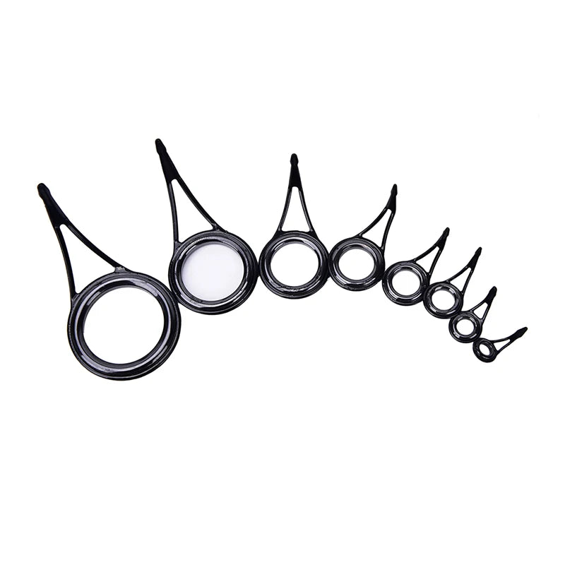 Fishing Rod Repair Kit - 8 Size Guides Set - HookUpCo.