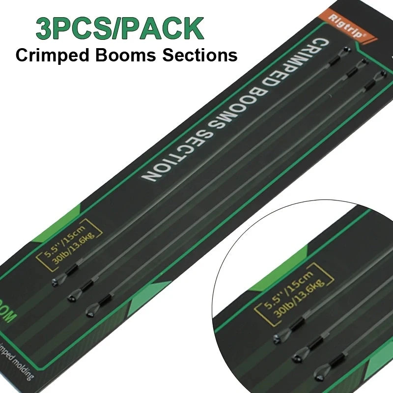 Ready-Tied Carp Fishing Rigs with Soft Hook Links