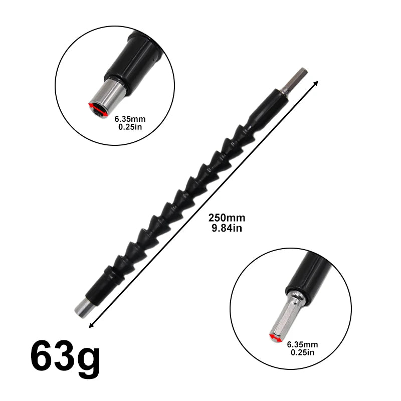 Hexagonal Handle Drill Screwdriver Extension Rod - 200-300mm