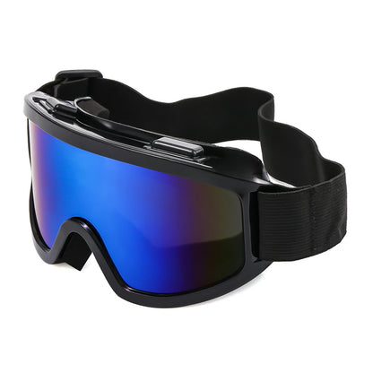 Large Frame Ski Goggles with Colorful Anti-Glare Lens