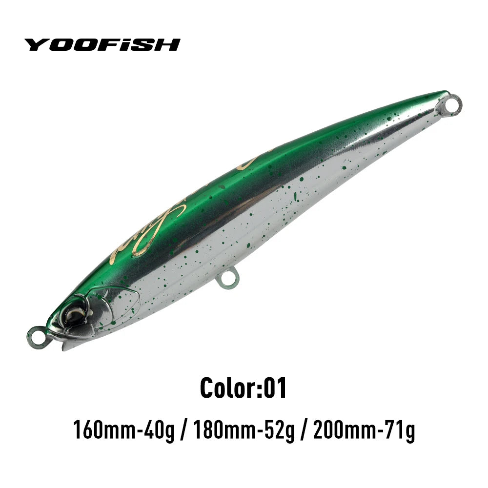 HookUpCo. GT Floating Pencil Fishing Lures 160mm - HookUpCo.