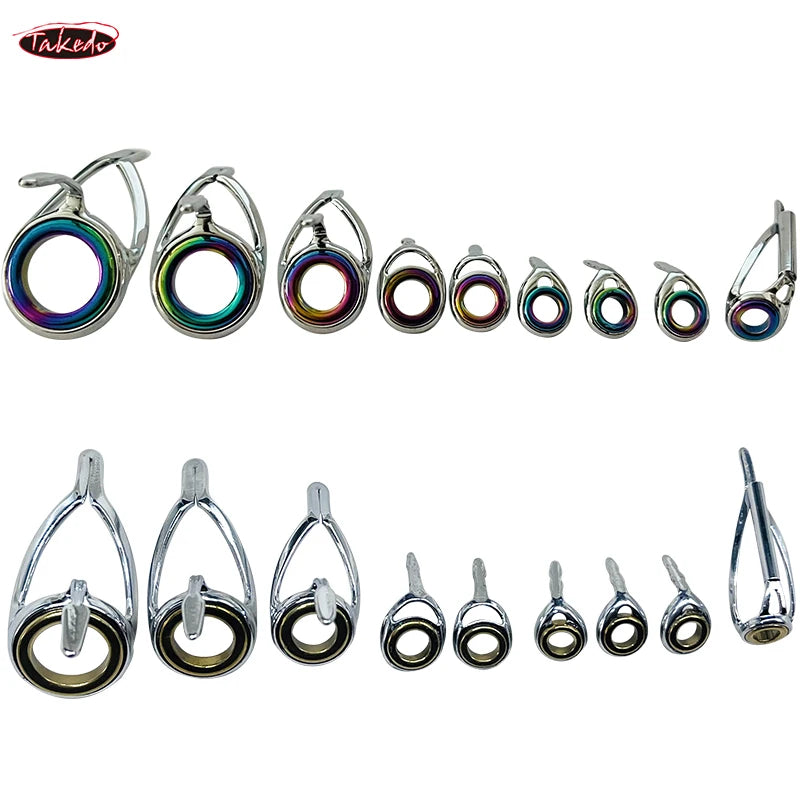 Stainless Steel Fishing Rod Repair Kit - 5 Sets - HookUpCo.