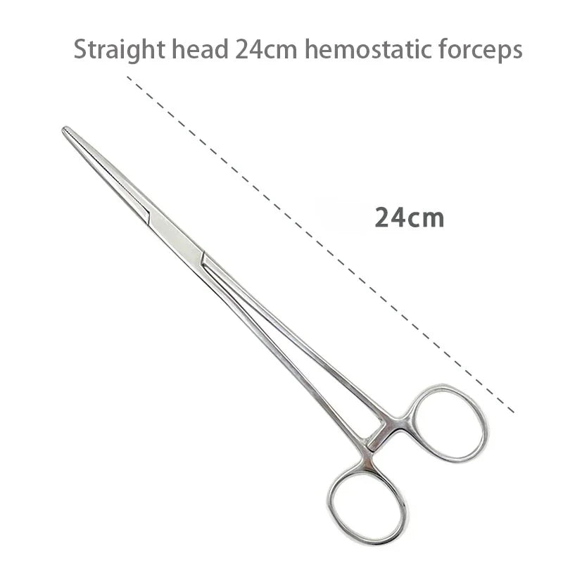 Fishing Plier Scissors with Curved Tip Clamps - HookUpCo.