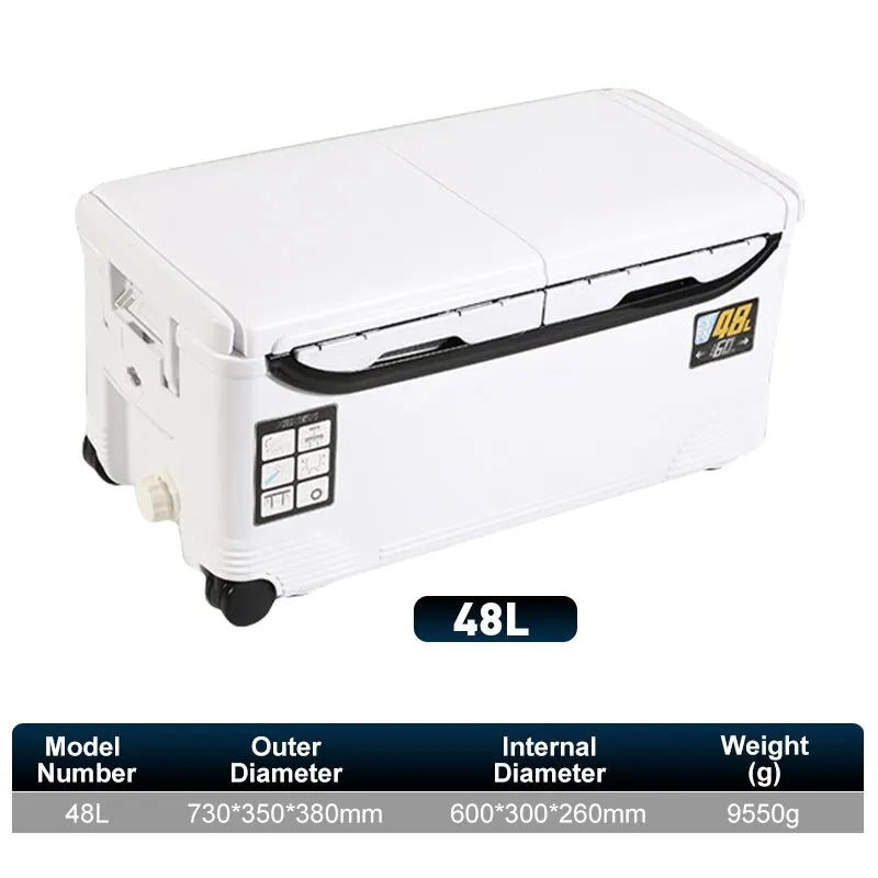HookUpCo. Fishing Cooler Box with Air Holes - HookUpCo.
