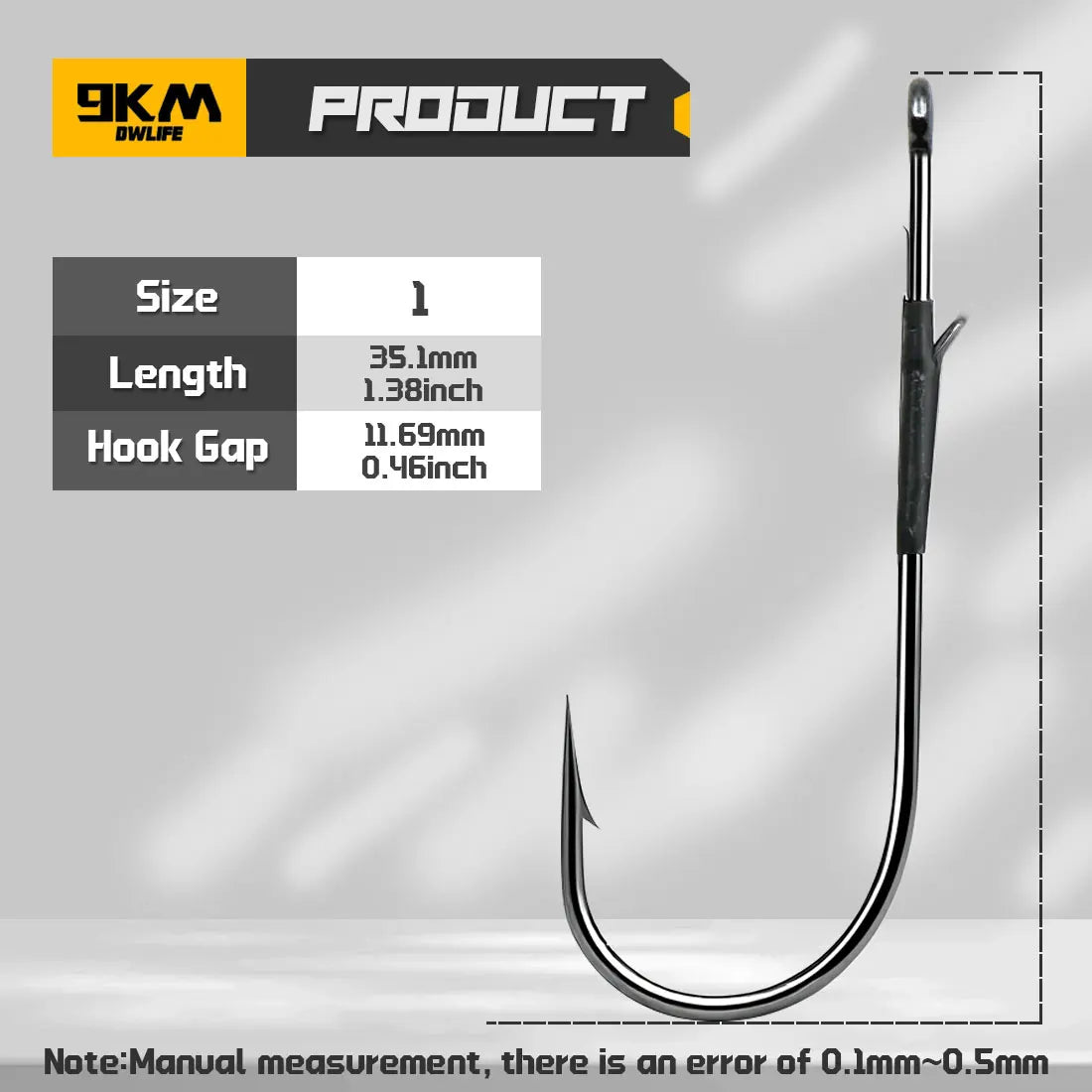 HookUpCo. Heavy Cover Worm Hooks for Bass Fishing - HookUpCo.
