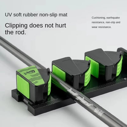 HookUpCo. Wall-Mounted Fishing Rod Rack - HookUpCo.