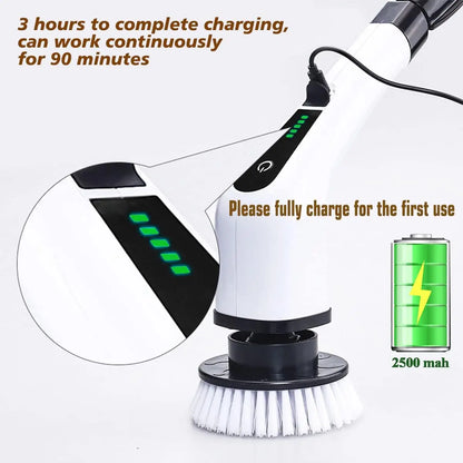 HookUpCo. Cordless Electric Spin Scrubber Tool