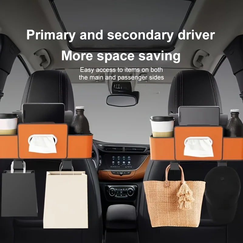 Car Seat Organizer with Storage Box