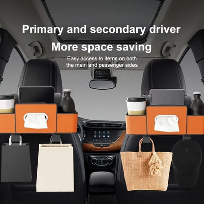 Car Seat Organizer with Storage Box