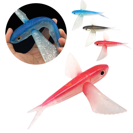 HookUpCo. Pink Flying Fish Lure for Big Sea Fishing Success